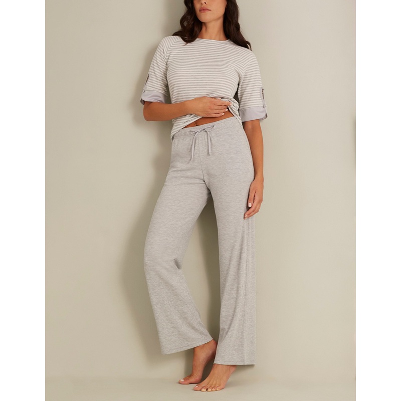 Grey Full-Long Trousers