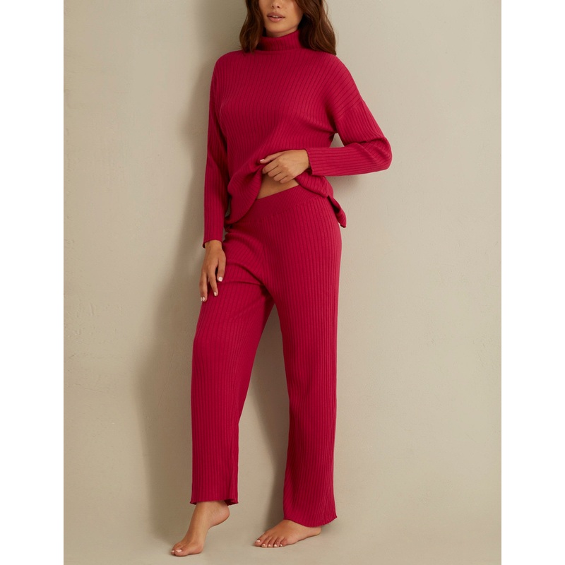 Pink Full-Long Trousers