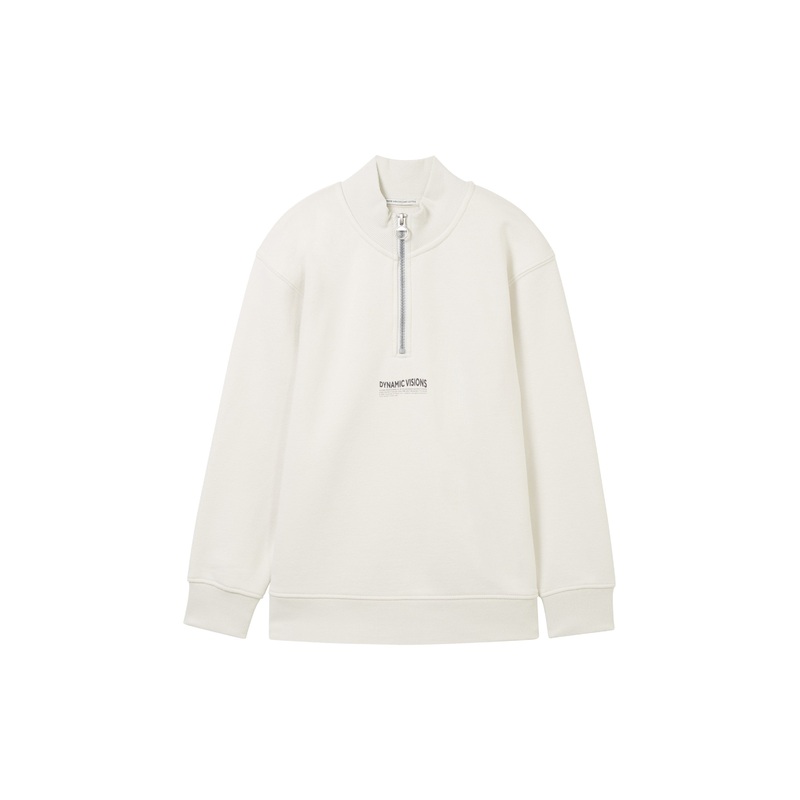 Printed Troyer Sweatshirt
