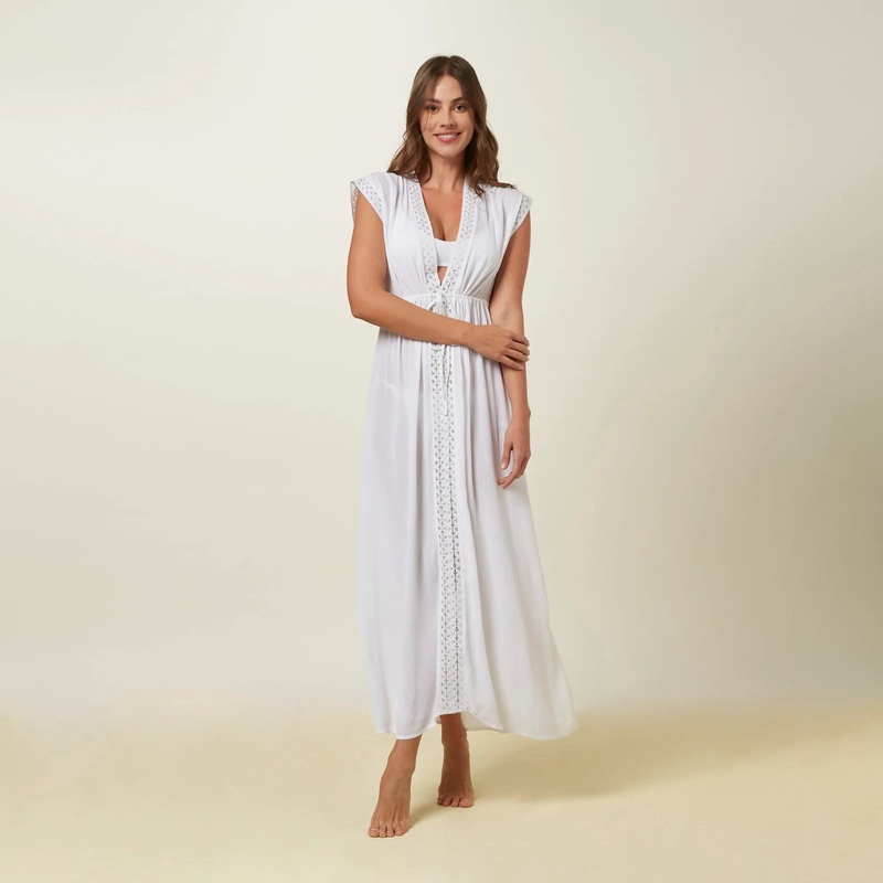 White Full-Long Dress