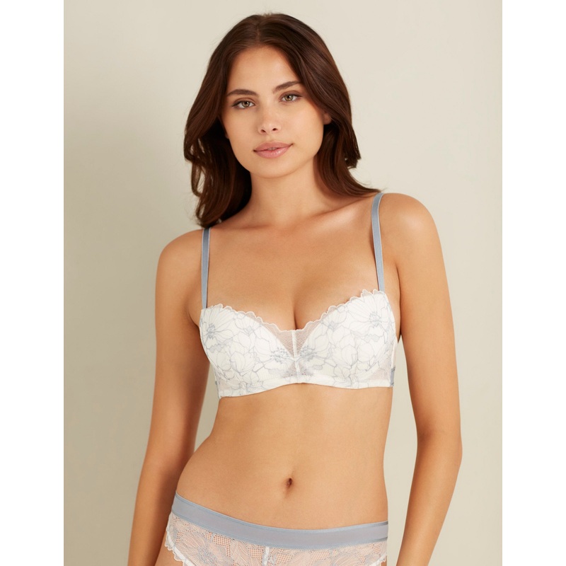 White Push Up Bra