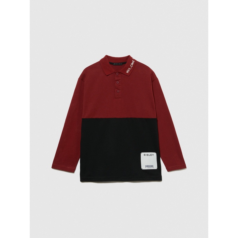 Color Block Polo