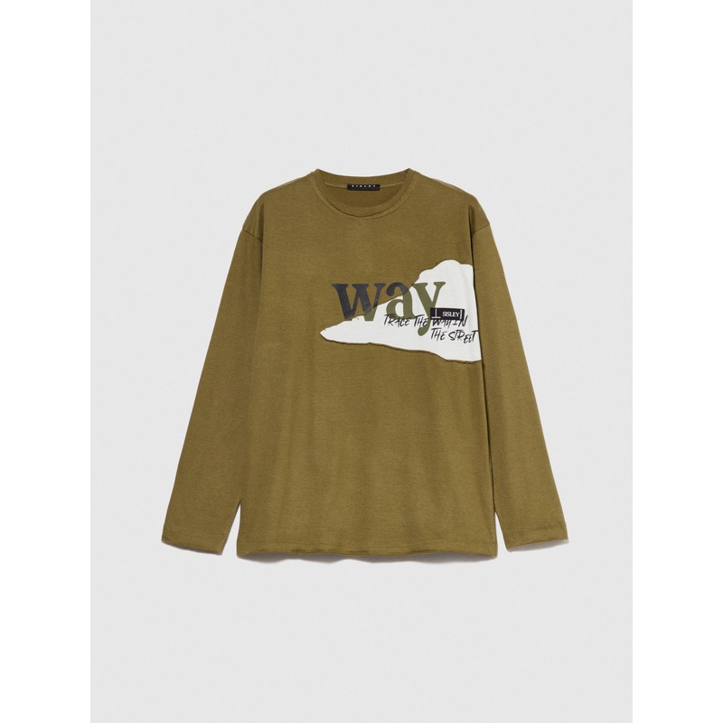 Color Block T-Shirt With Print