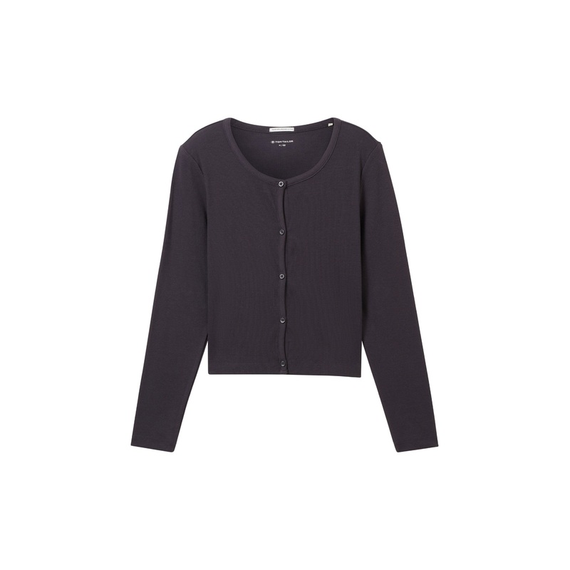 Cropped Cardigan T-Shirt