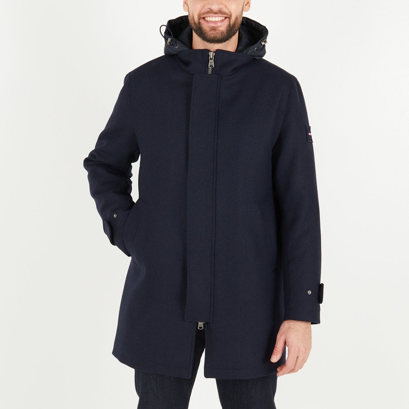 Long Navy Blue Coat