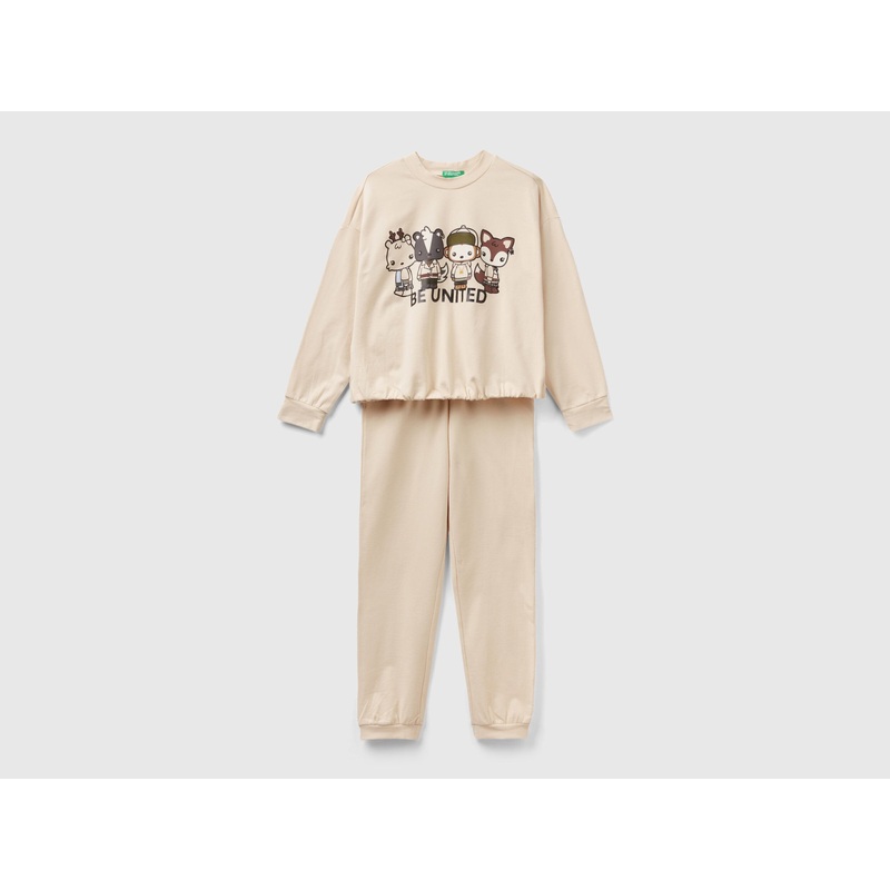 Mascot Pyjamas With Cropped Shirt