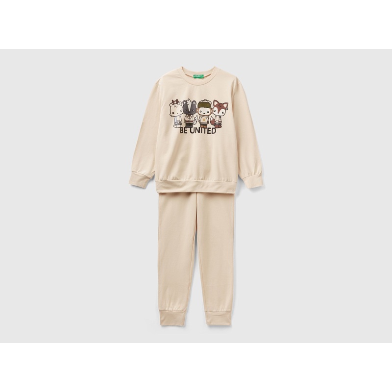 Stretch Cotton Mascot Pyjamas