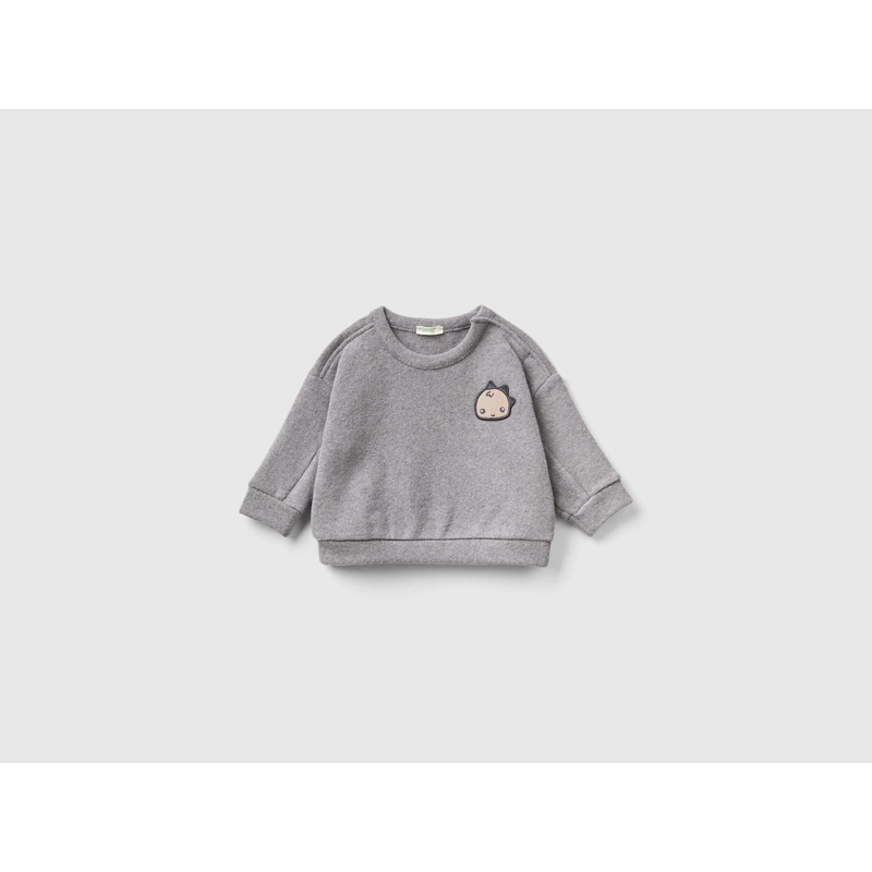 Sweatshirt In Recycled Cotton Blend