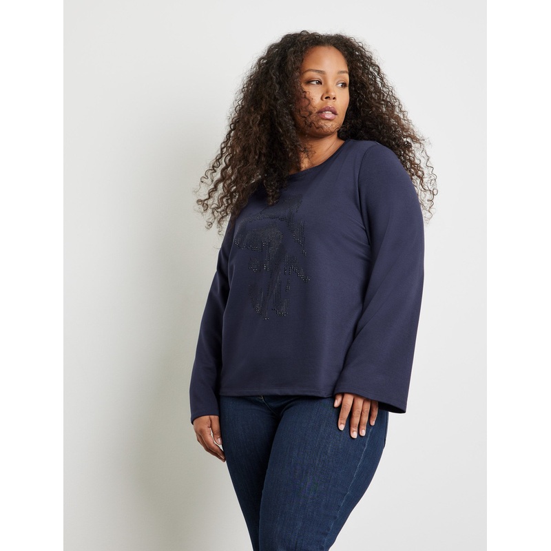 Sweatshirt With A Sparkling Motif