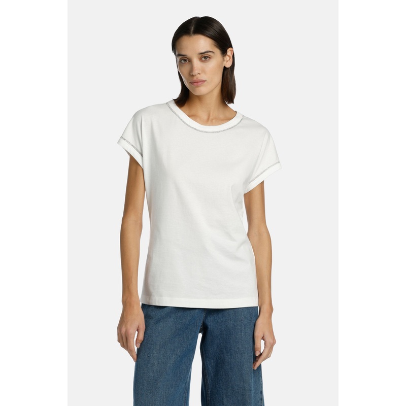 Brescello - T-Shirt with Appliques