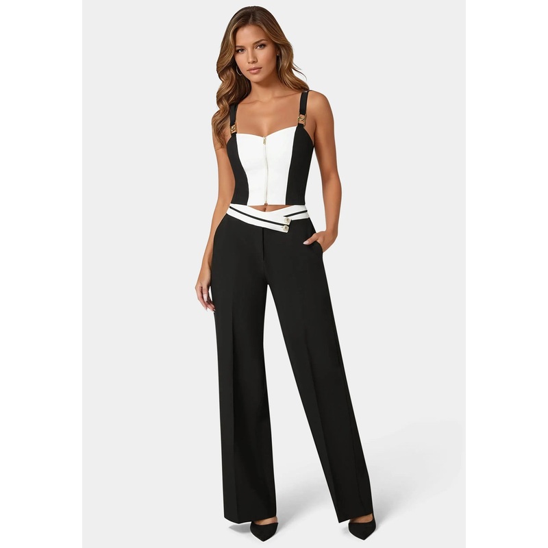 High Waist Palazzo Leg Pant