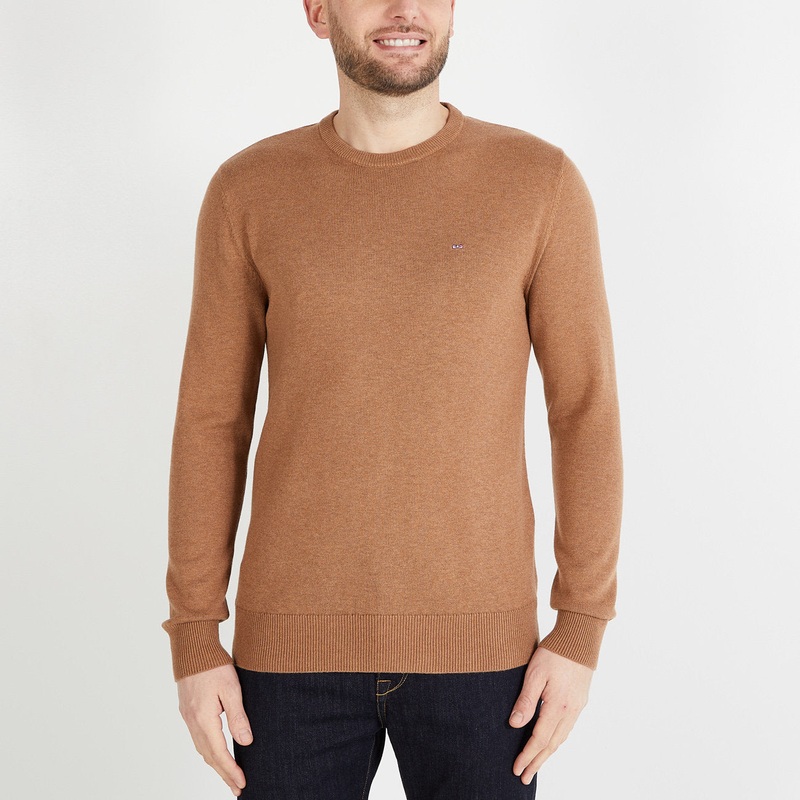 Light Brown Wool Mix Jumper