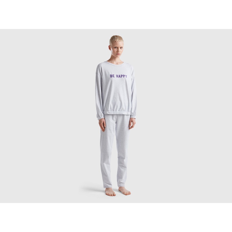 Long Pyjamas In Warm Jersey