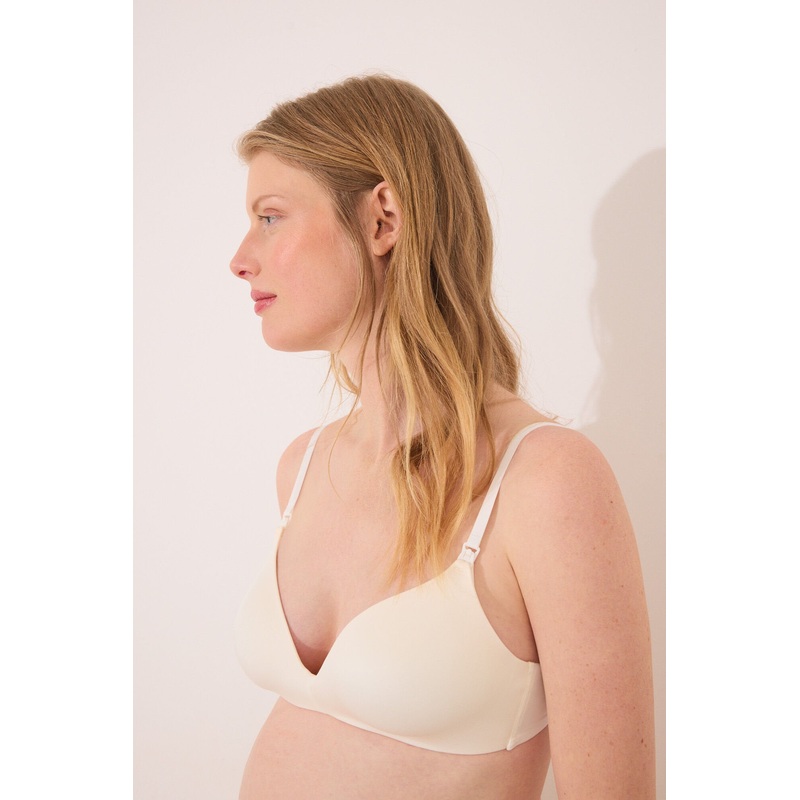 LOVELY "Maternity" Bra Microfibre White