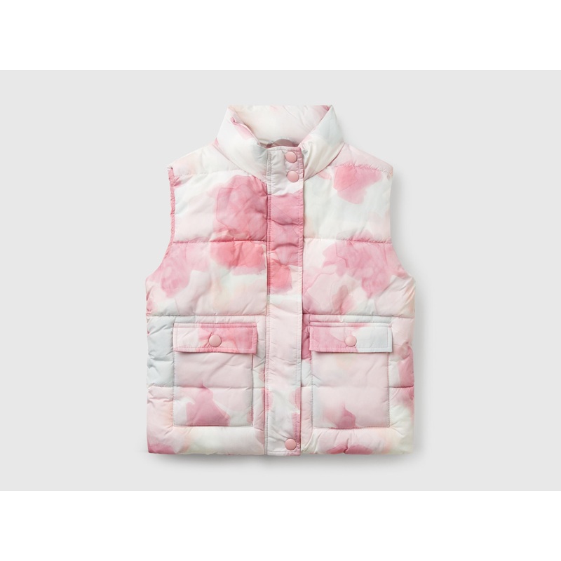 Pattern Print Padded Jacket