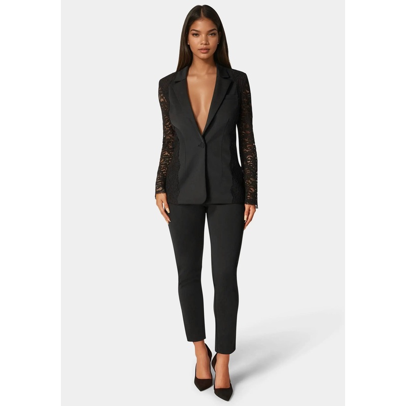 Scuba High Waist Slim Leg Pant