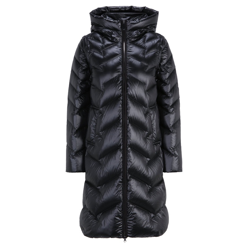 Black Puffer Jacket With Detachable Sleeves