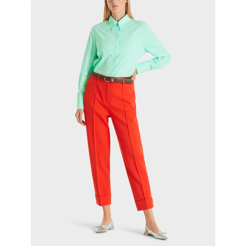 Fordon Pants With Pleat And Cuffs