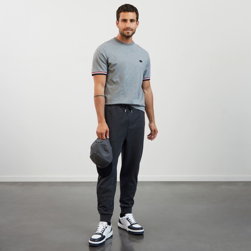Grey T-Shirt With Colourblock Back