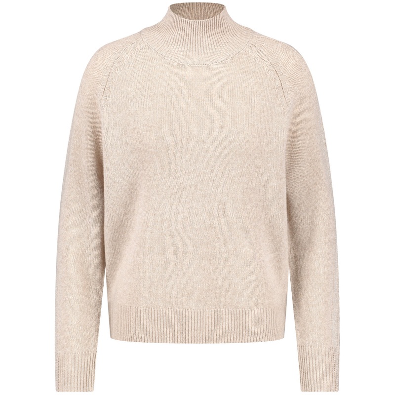 Mock Neck Knitted Sweater