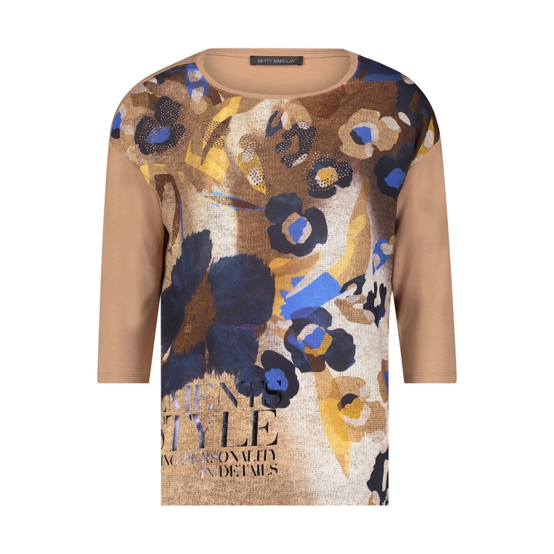 Printed 3/4 Sleeve T-Shirt