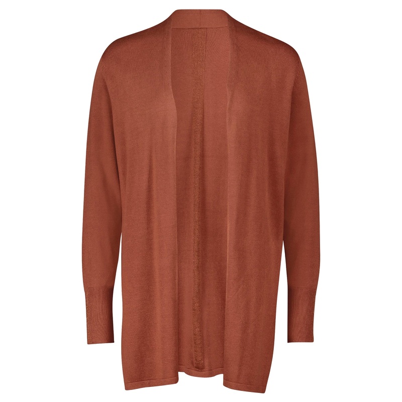 Short Cardigan With Side Slits