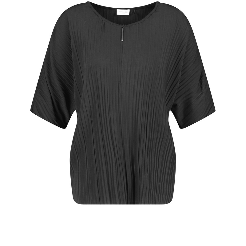 Short Sleeve Textured Blouse