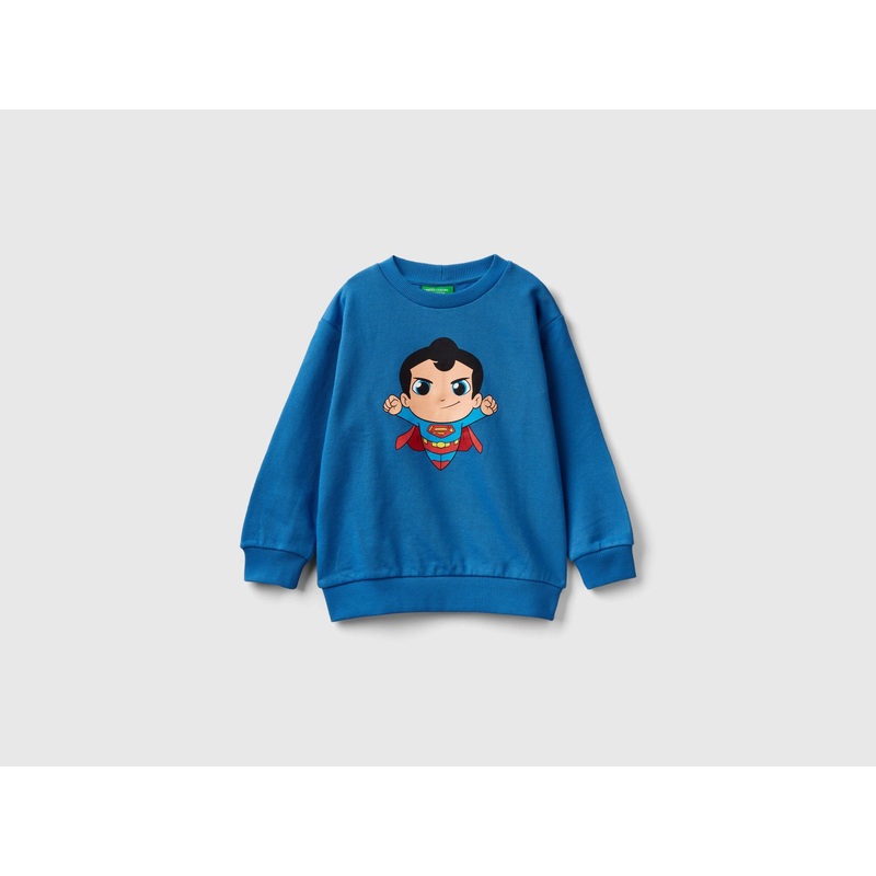 Air Force Blue Superman & Dc Comics Sweatshirt
