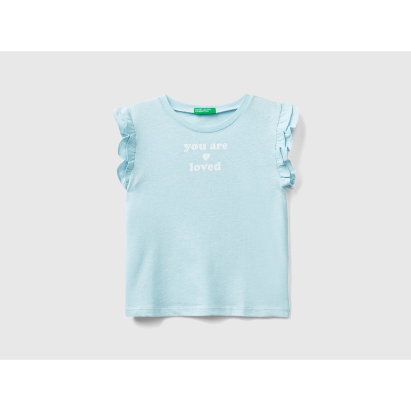Blue T-Shirt With Graphics