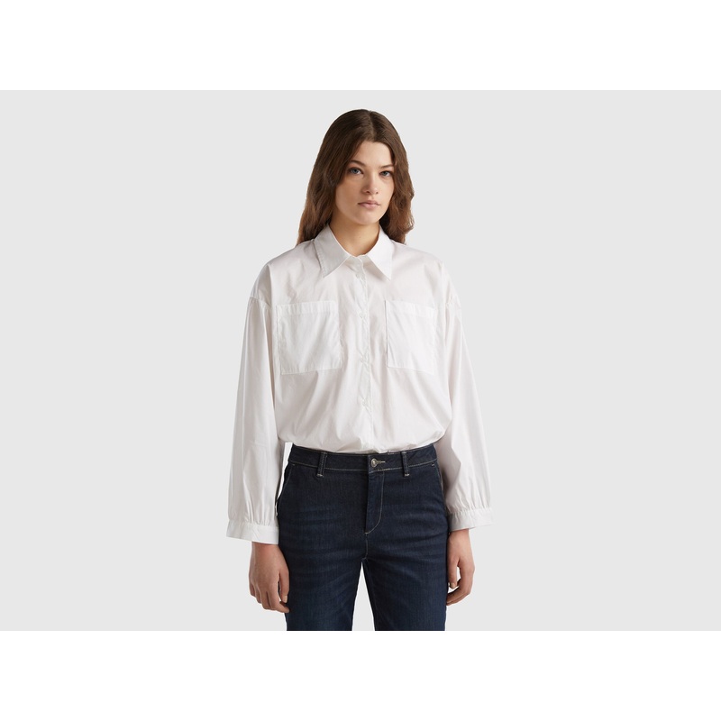 Boxy Fit Balloon Sleeve Shirt