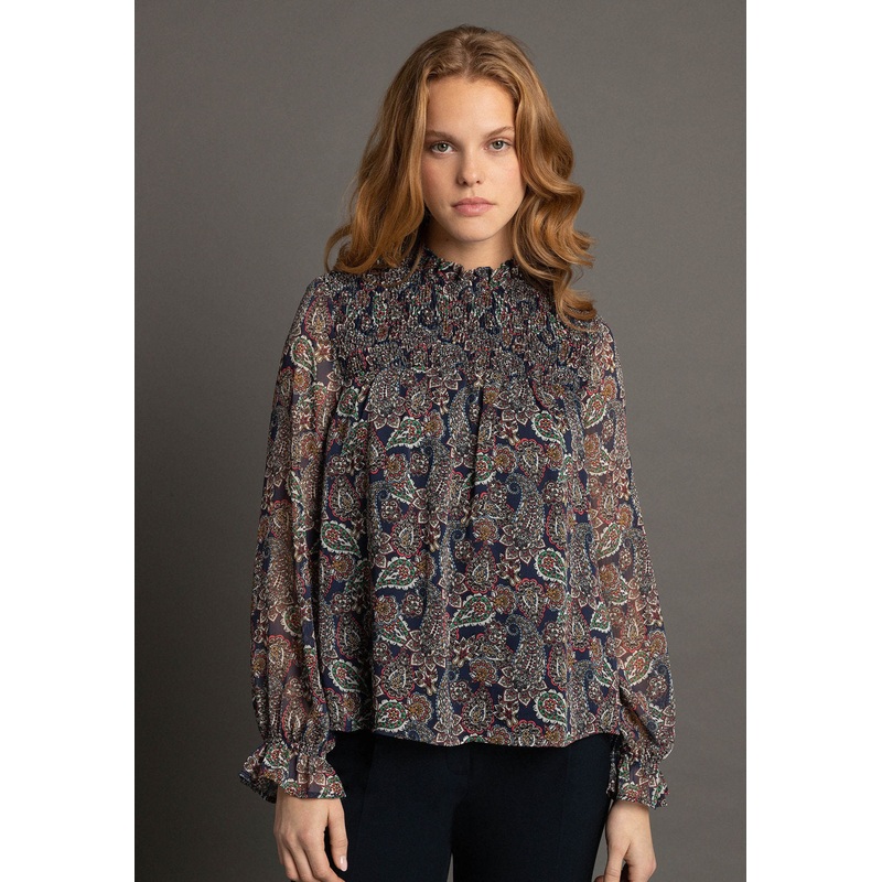 Chiffon Paisley Blouse