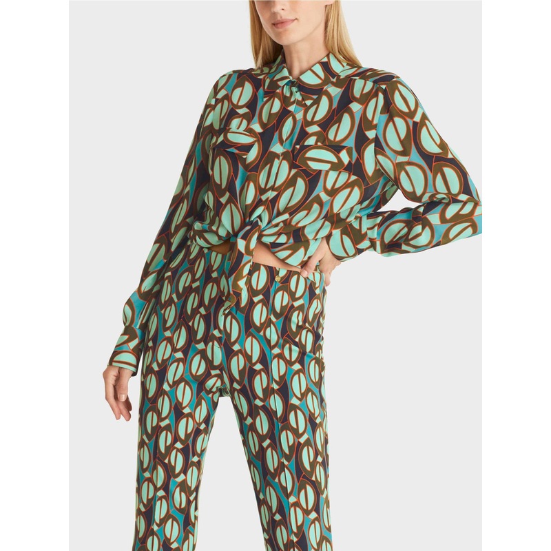 Colourful Patterned Shirt Blouse