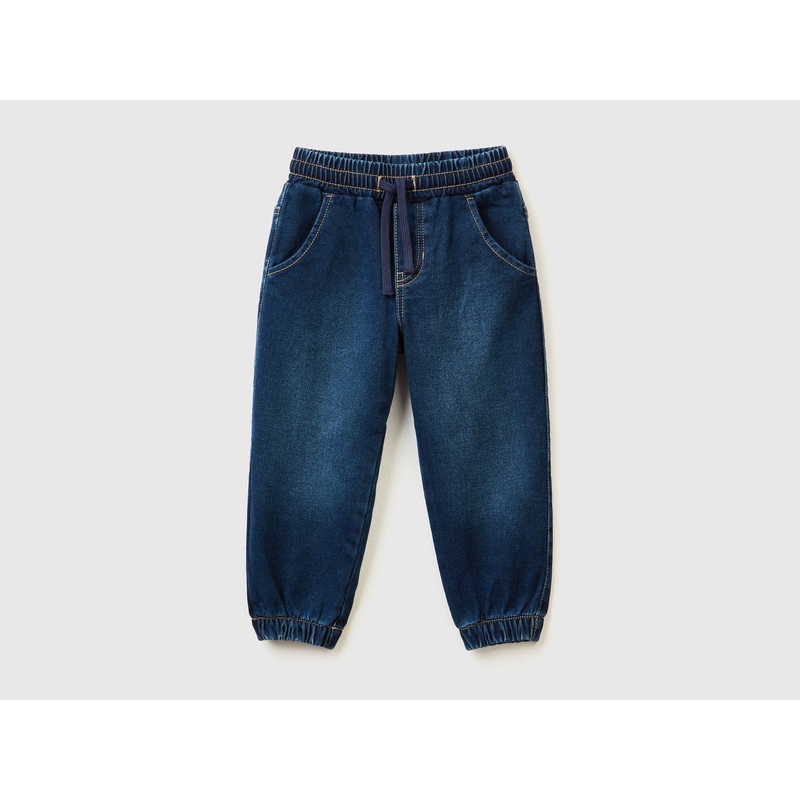 Denim-Look Sweat Joggers