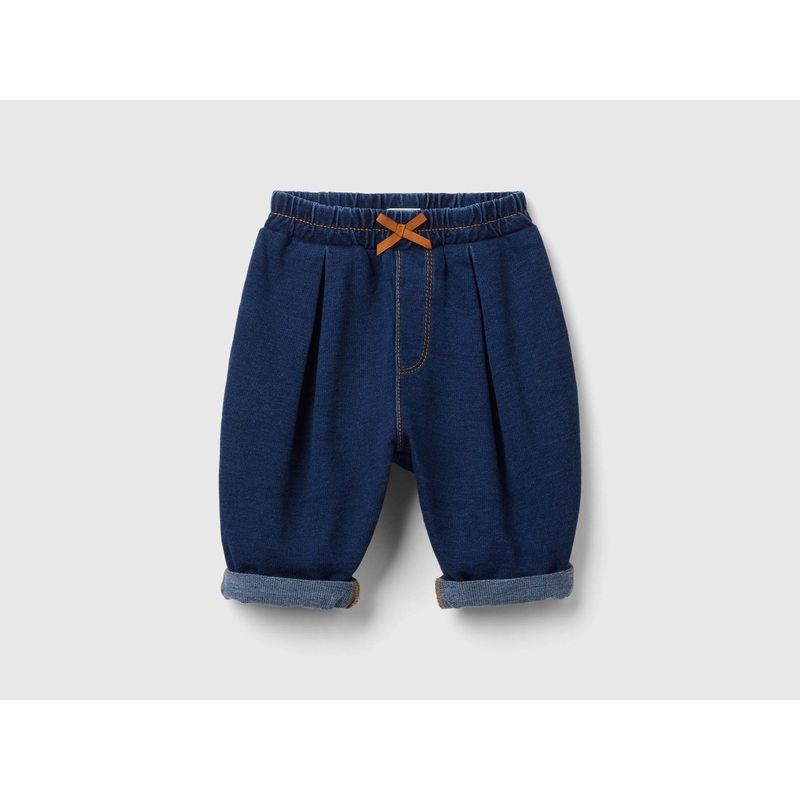 Denim Look Sweatpants