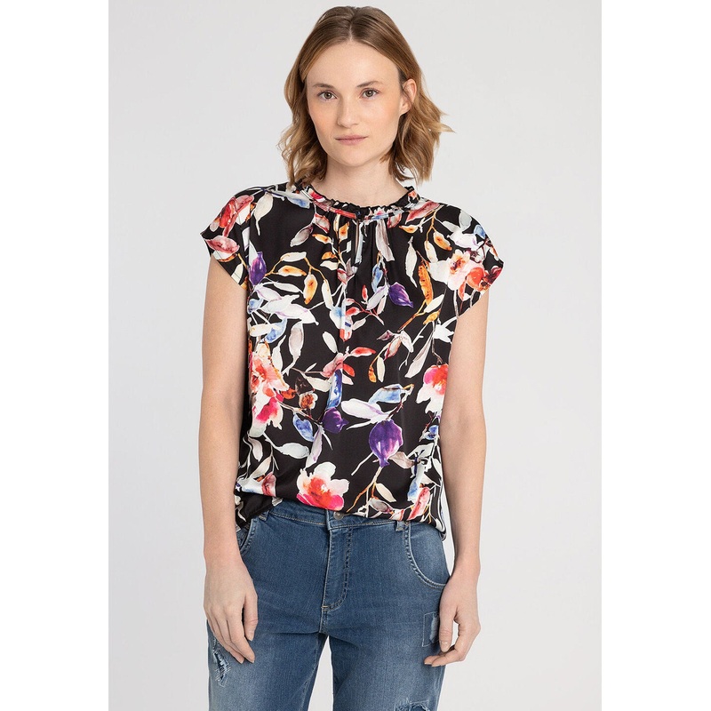 Flower Print Blouse Shirt