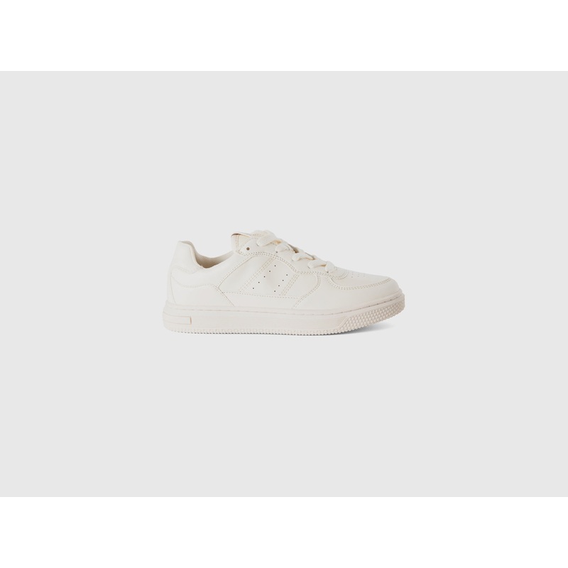 Low-Top Sneakers In Imitation Leather