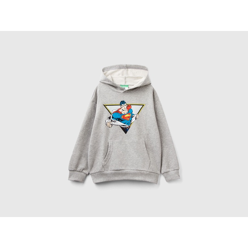 Marl Gray Superman & Dc Comics Sweatshirt