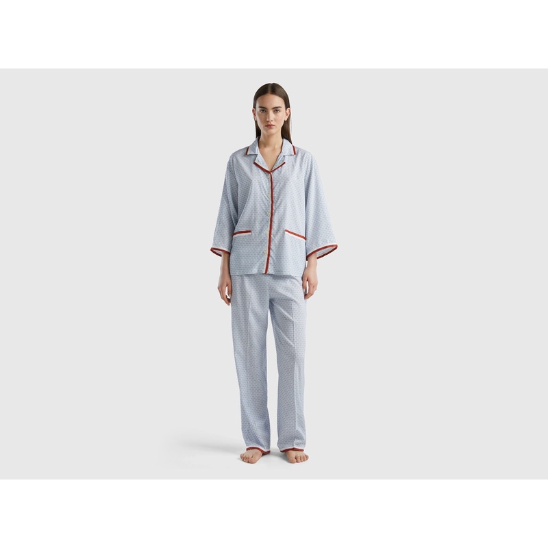 Monogram Pyjamas In Sustainable Viscose