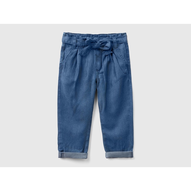 Paperbag Trousers With Belt