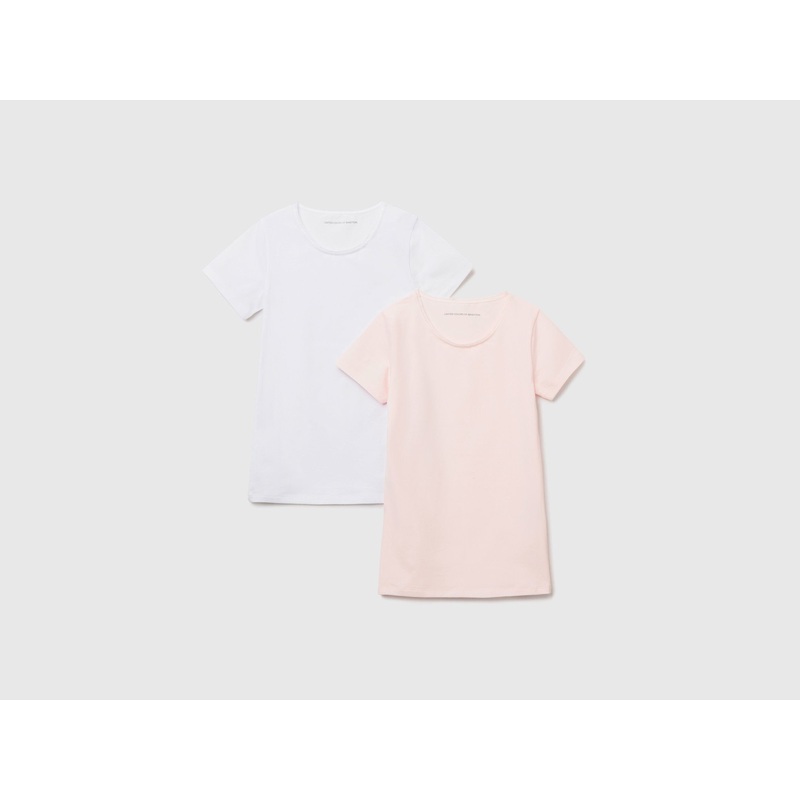 Two T-Shirts In Stretch Cotton