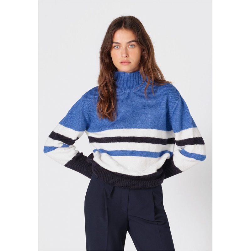 Block Stripe Sweater