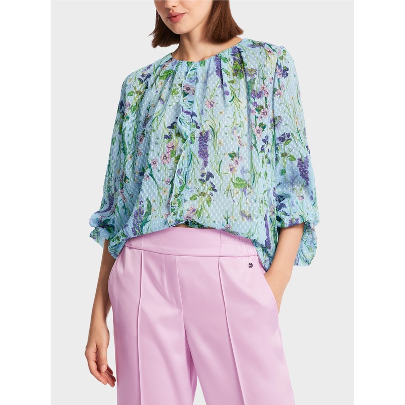 Blouse In Floral Design