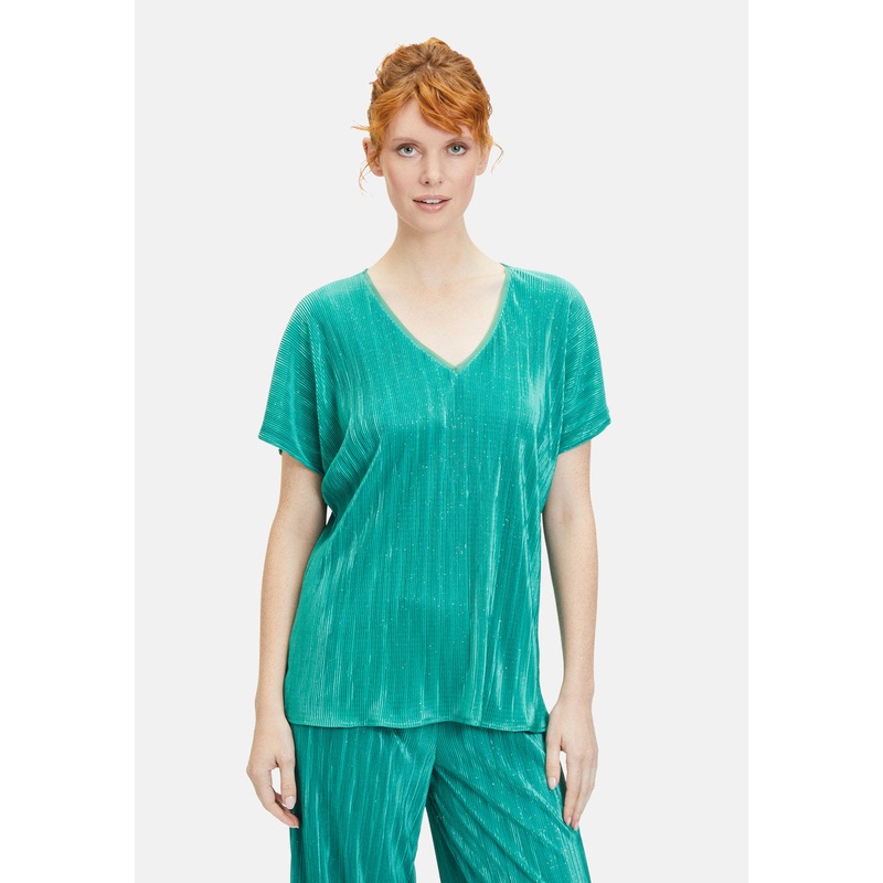Blouse Top With V-Neck