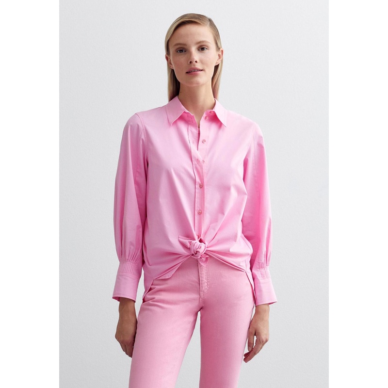 Creamy Pink Wide Blouse