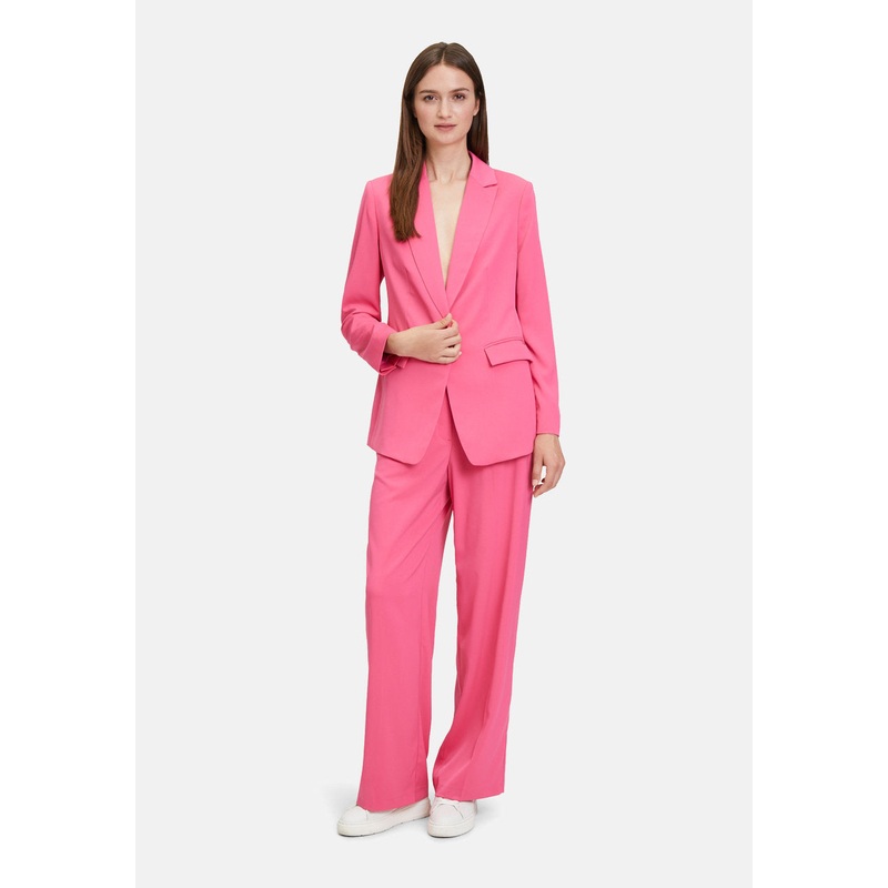 Fabric Trousers With Pleats