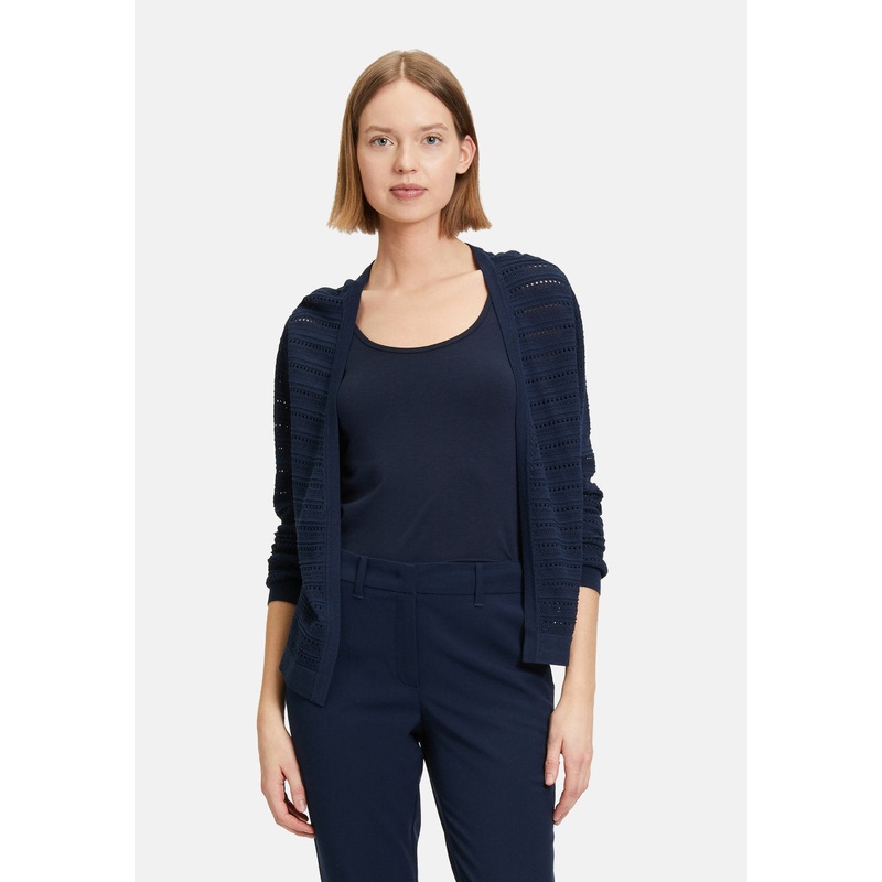 Knitted Cardigan With V-Neck