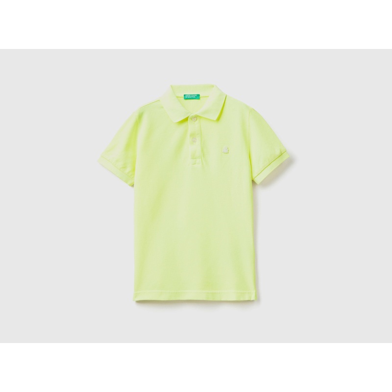 Neon Polo In Organic Cotton
