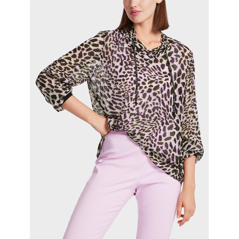 Printed Viscose Crepe Blouse