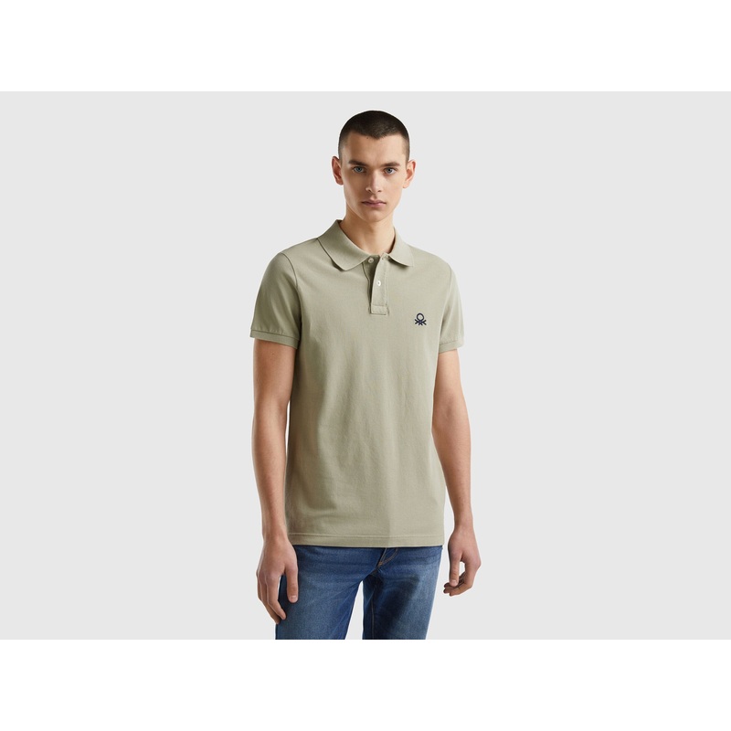 Sage Green Slim Fit Polo