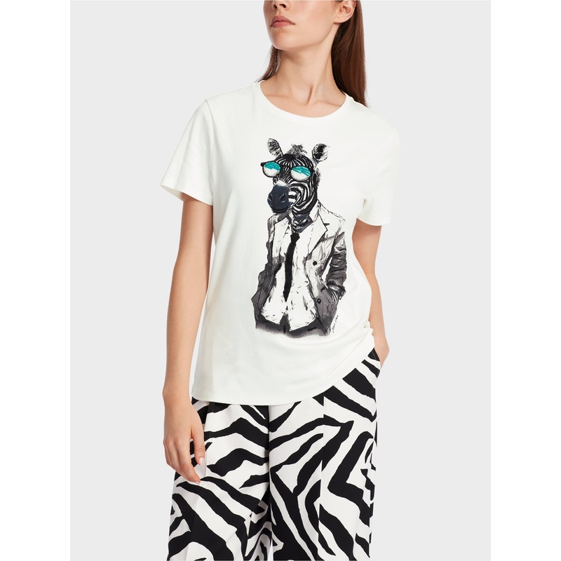 T-Shirt With Appliqu